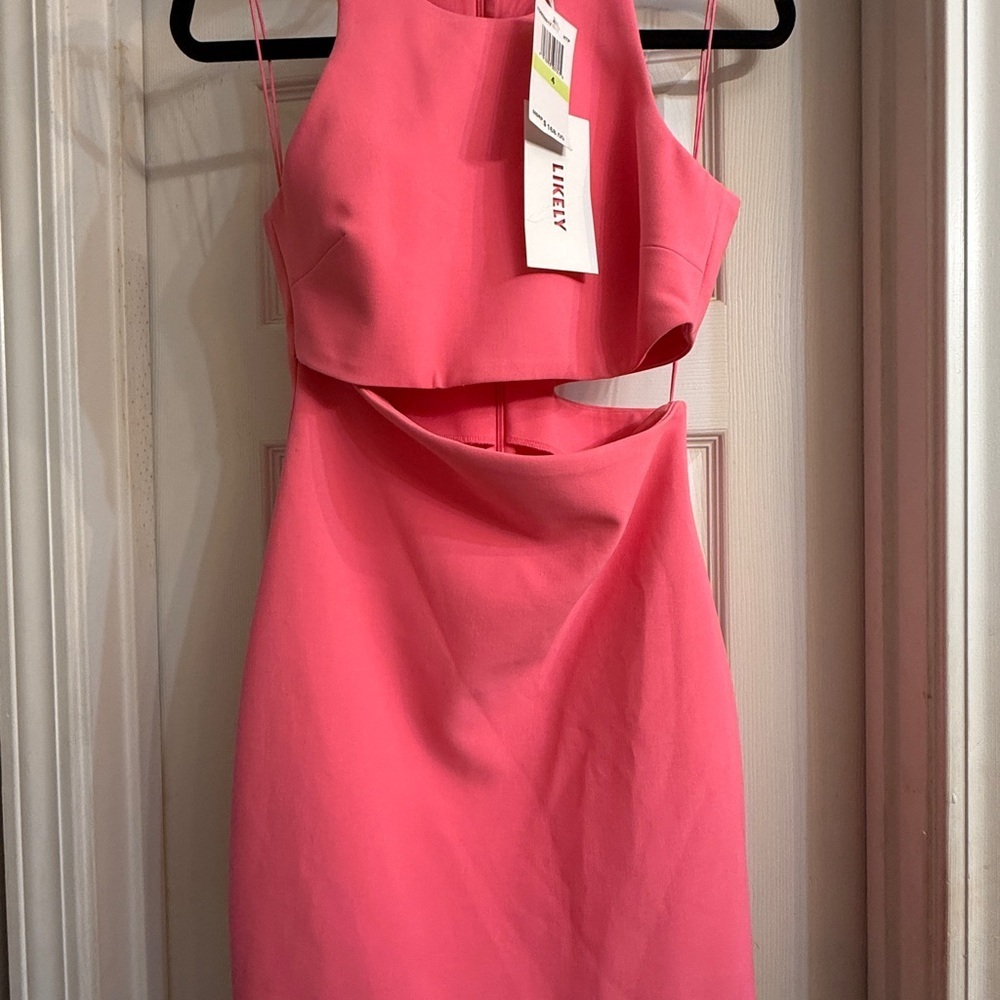 NWT! Likely pink cut out dress size 4